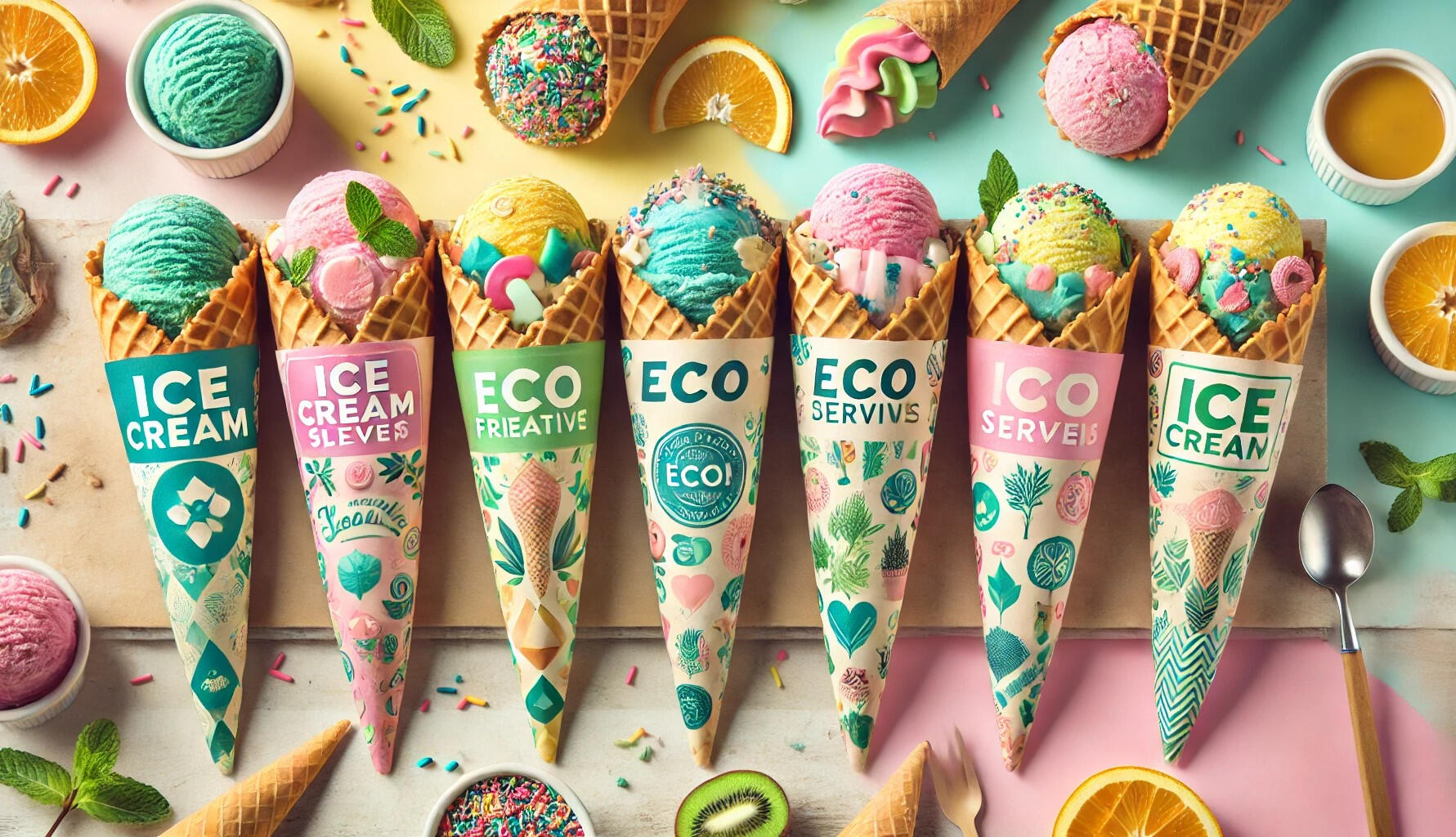 ice cream cone sleeves